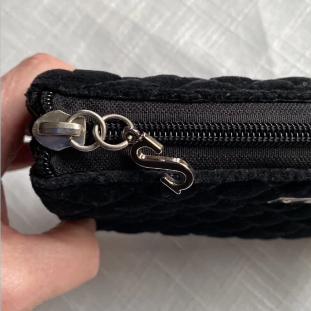 Semperlel clutch in black velvet - Picture 8 of 8